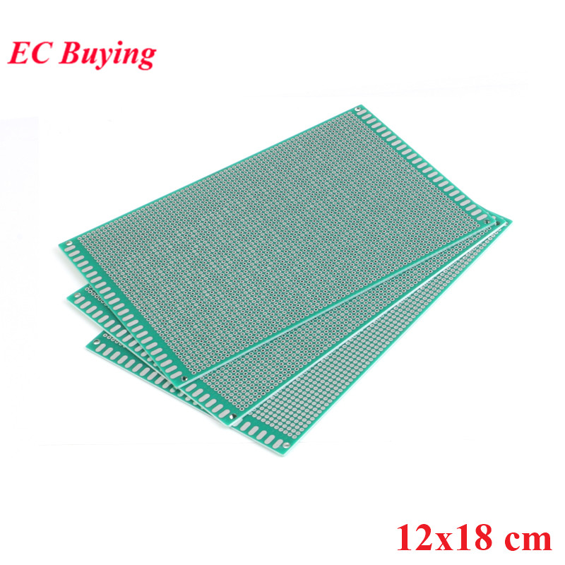 Pcb Prototyping Board - 12x18cm Double Side Prototype Universal Printed
