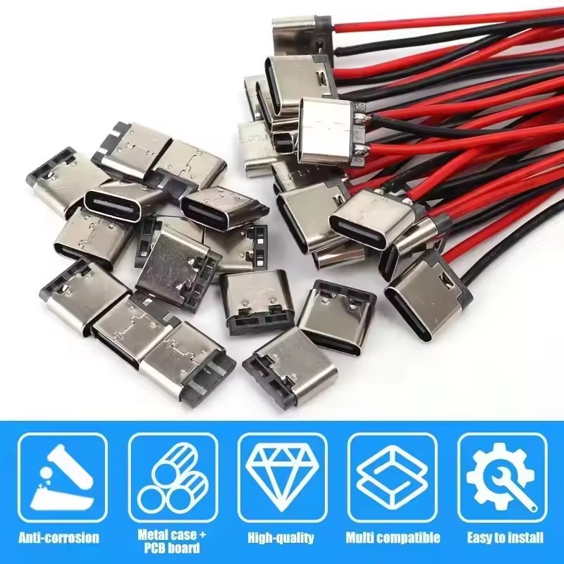 Bare Board Type-C Female Chass - Usb C Cable ulasan dan harga