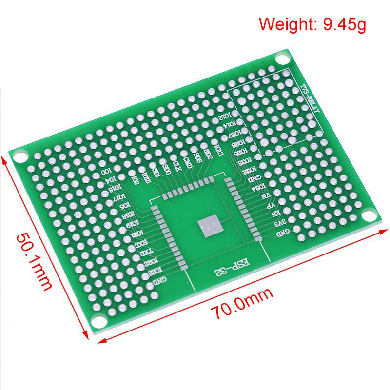 2~100Pcs 5X7 Double Sided Tin  - Pcb Prototyping Board ulasan dan harga