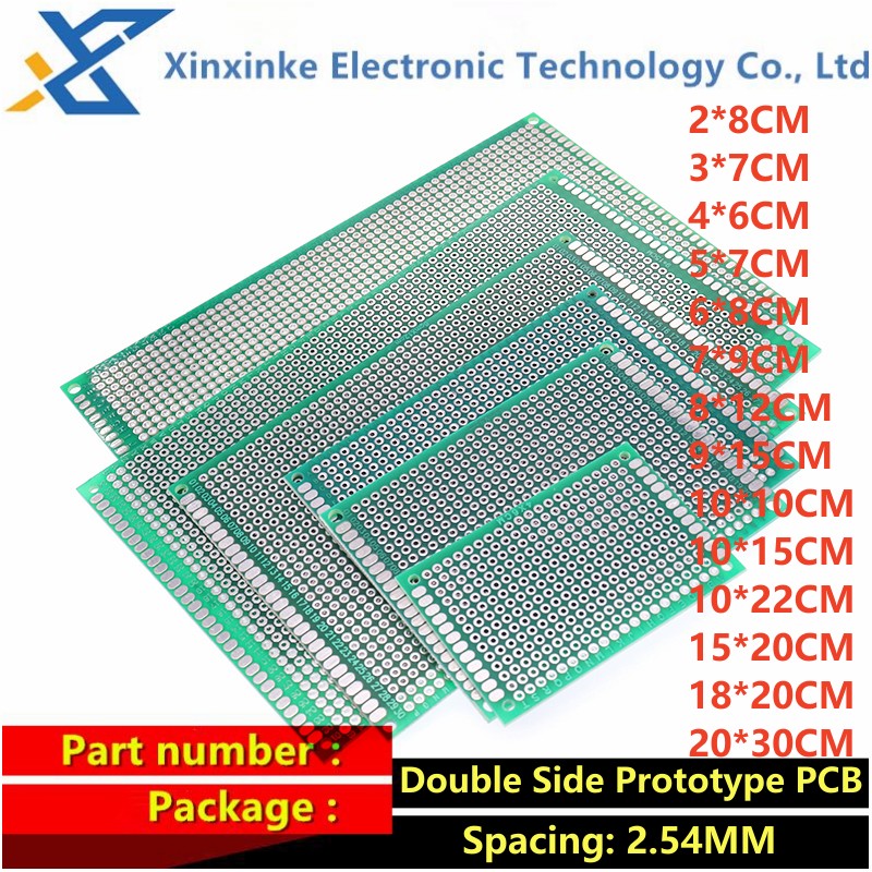 5PCS 2.54MM 7*9CM 3cm*7cm 5x7  - Pcb Prototyping Board ulasan dan harga