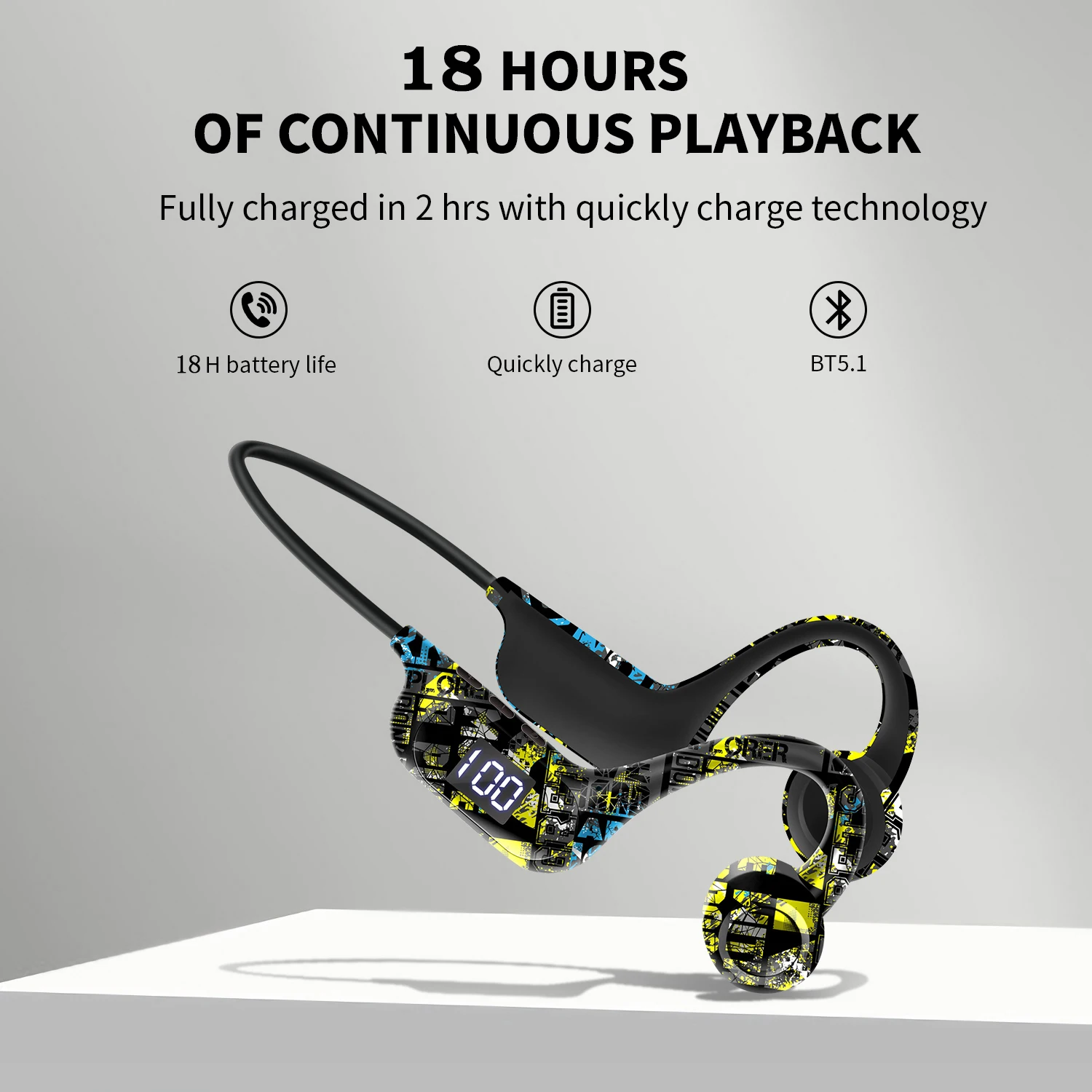 QCY Type-c Playback Bone Condu - Usb C Cable ulasan dan harga