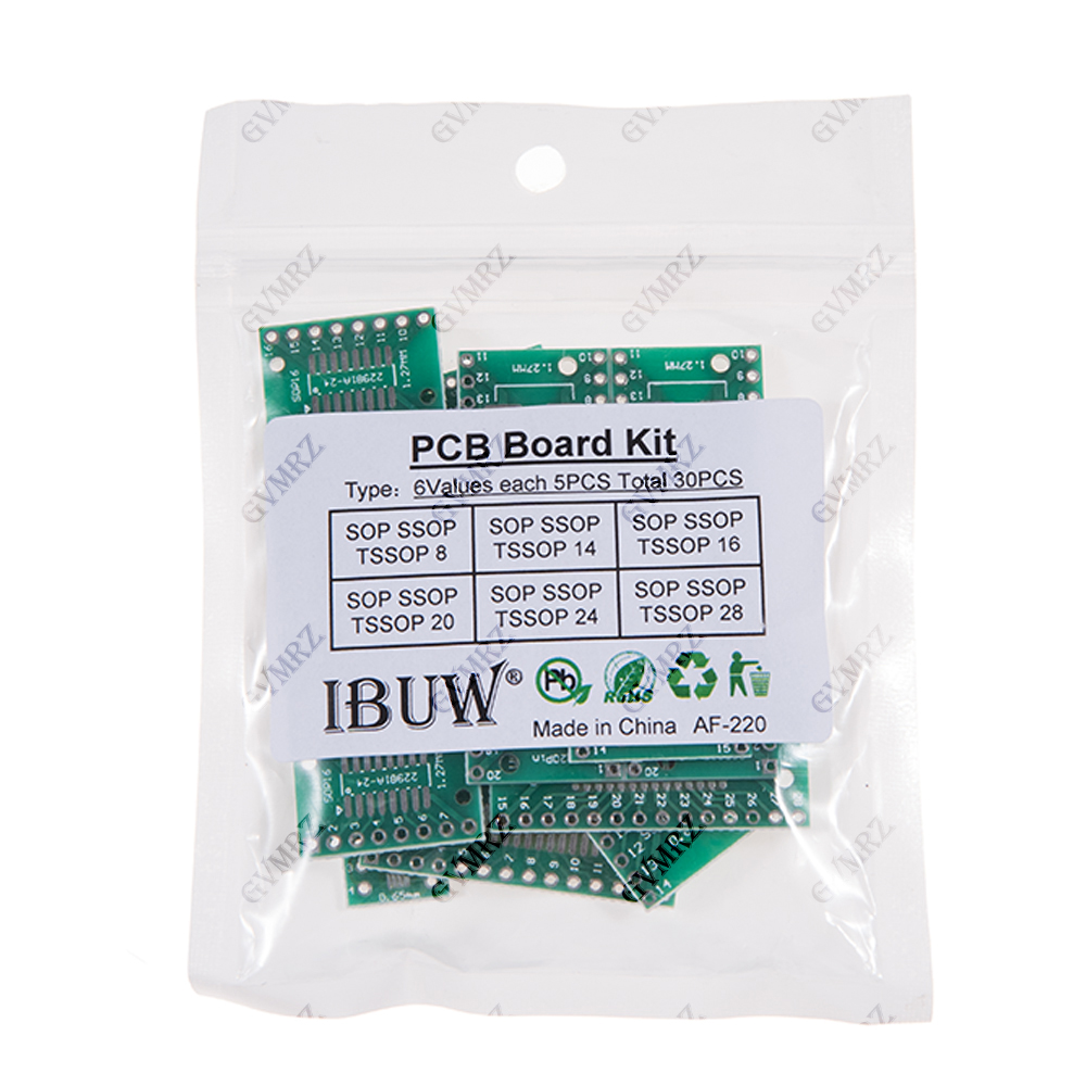 30PCS 6Values SOP SSOP TSSOP P - Pcb Prototyping Board ulasan dan harga