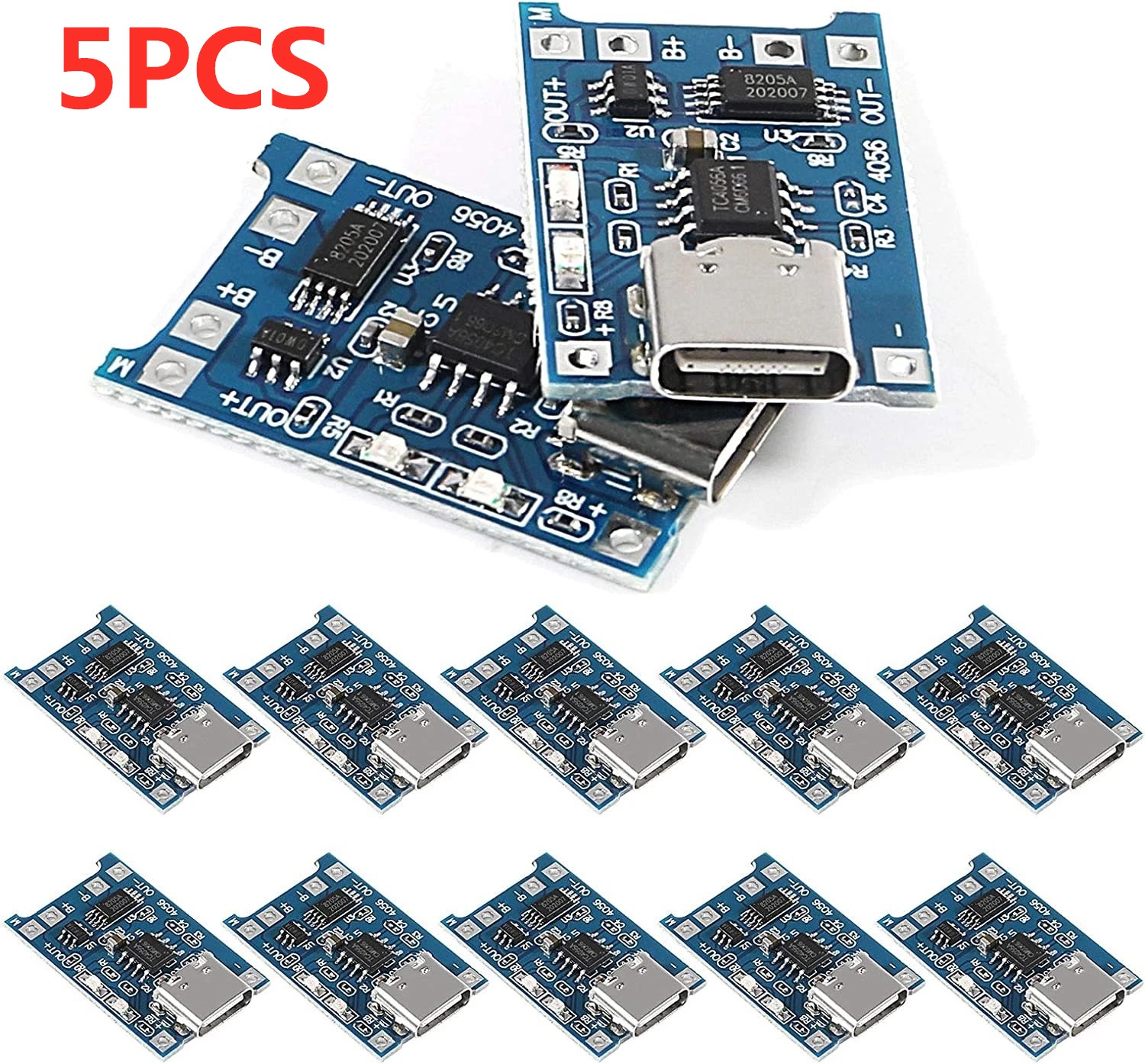 2/5PC Type-C Micro Mini 5V1A 1 - Li Ion Charger Module ulasan dan harga